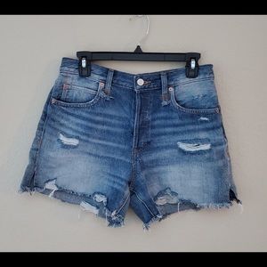 We the Free Makai Ripped Cutoff Denim Shorts In Twist Shout